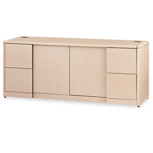 10700 Series Credenza W-doors, 72w X 24d X 29.5h, Harvest