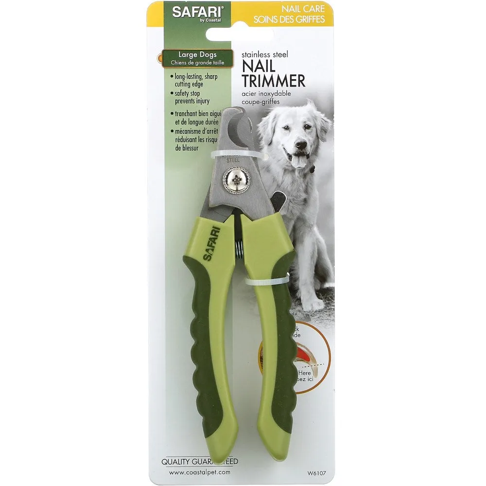 18% OFF: Safari Professional Stainless Steel Dog Nail Trimmer (Large)