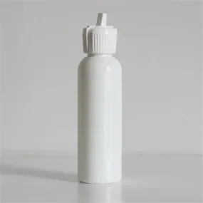 2 oz White PET Bullet Bottle with 20-410 White Turret Cap