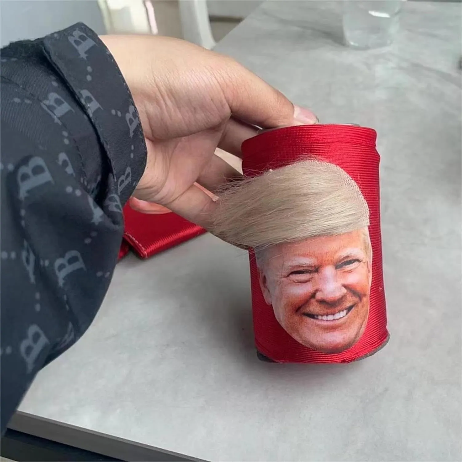 2 Pcs Trump Funny Hair Can Cooler, Gift For Trump Supporters, Election 2024