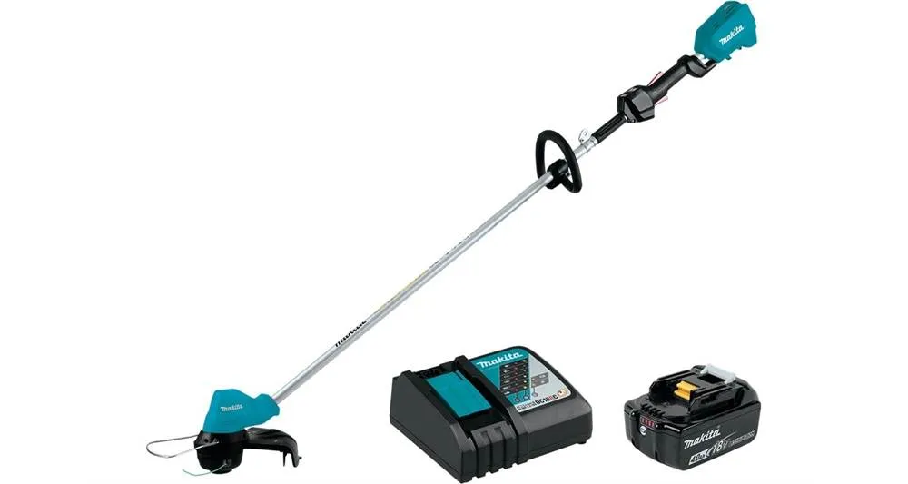 2021 Makita 18V LXT® Lithium-Ion Brushless Cordless String Trimmer Kit (4.0Ah) (XRU11M1)