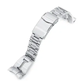 22mm Retro Shaver Blade Watch Band compatible with TUD BB 79230, 316L Stainless Steel Brushed V-Clasp