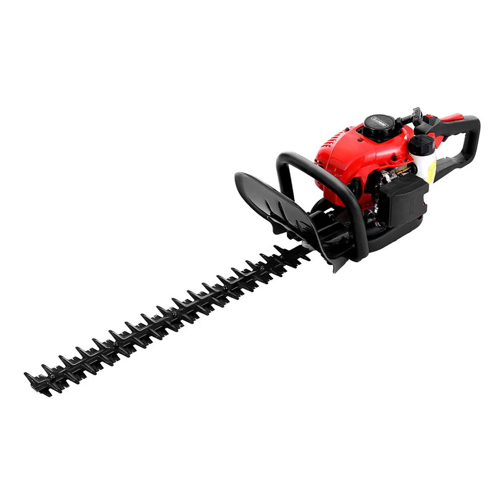 25.4CC Petrol Hedge Trimmer, 24" Dual Blade, Low Vibration - Giantz