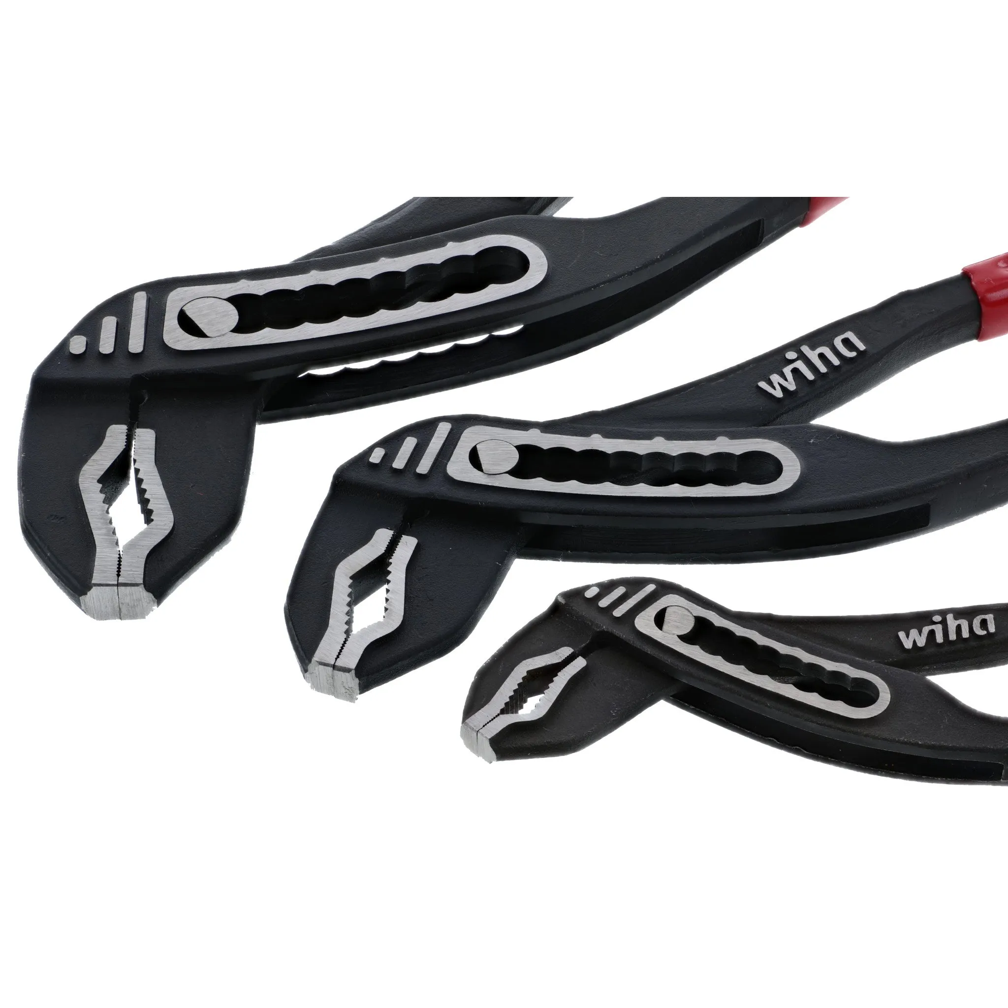 3 Piece Classic Grip V-Jaw Tongue and Groove Pliers Set