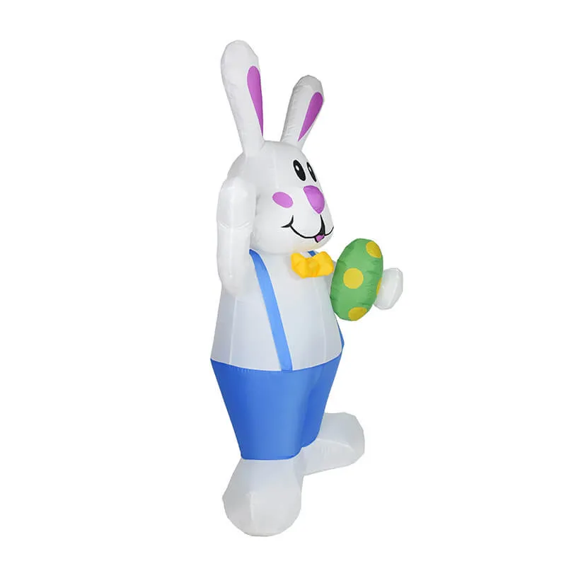 6 FT High Easter Inflatable Bunny Easter Blow up Yard Decorations for Indoor Outdoor Garden Lawn Holiday Party Decor