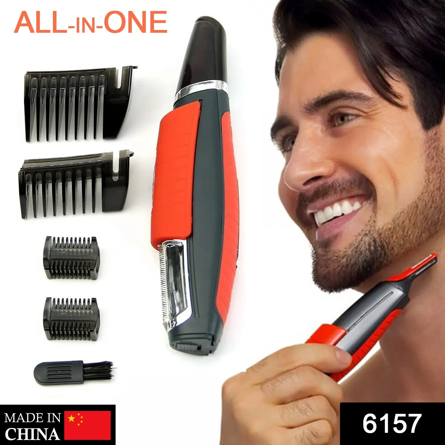 6157 All in 1 Pre Trimmer used for trimming and cutting of facial and body hairs and all.