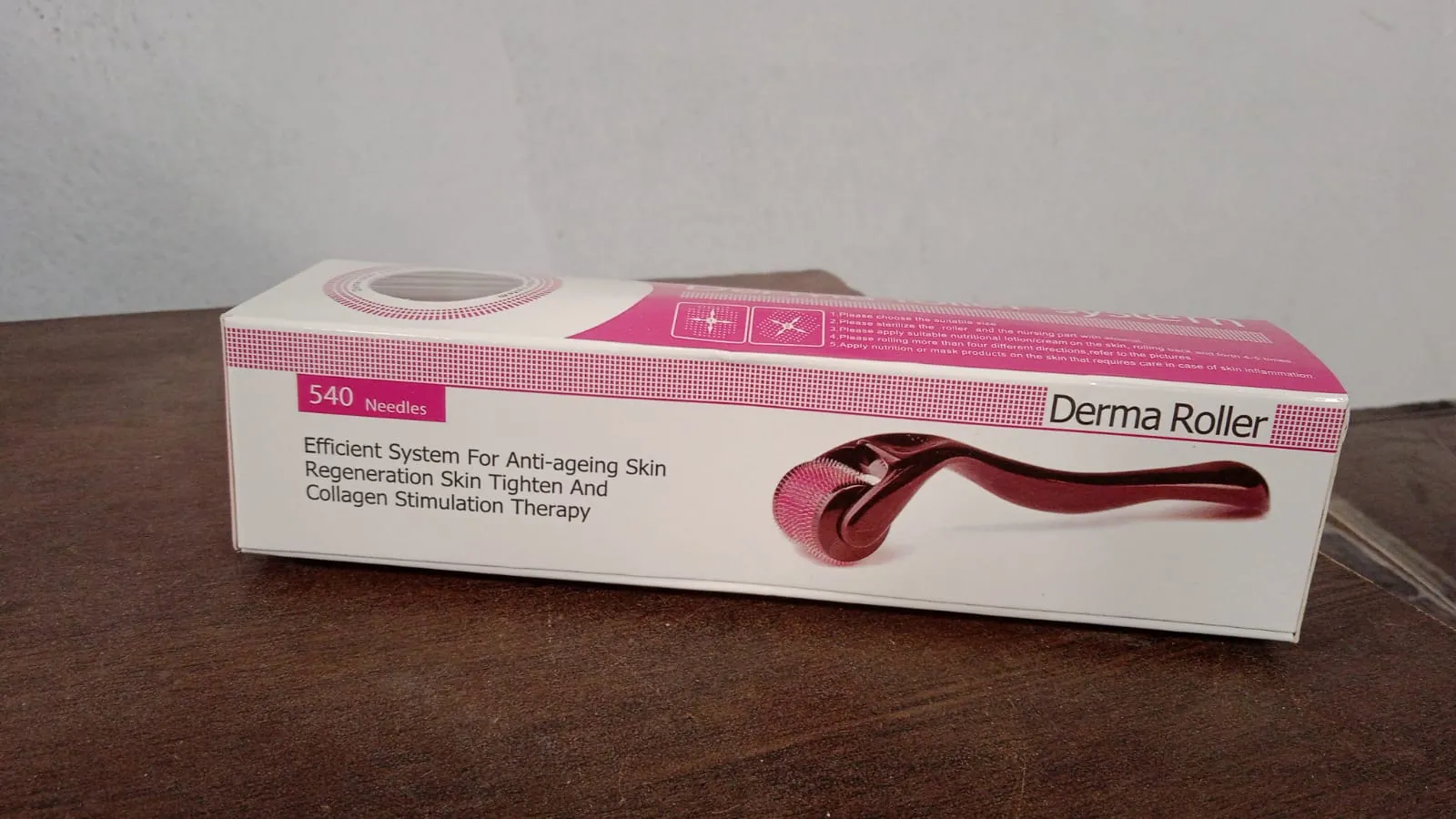 6601 Derma Roller Anti Ageing and Facial Scrubs & Polishes Scar Removal Hair Regrowth (0.75mm)