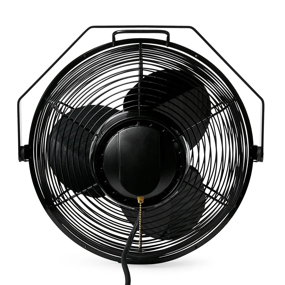 Air King 14" 1/20 HP 3-Speed Indoor Industrial Enclosed Pivoting Multi-Mount Fan