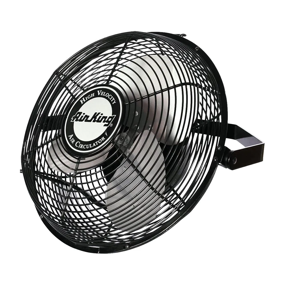 Air King 14" 1/20 HP 3-Speed Indoor Industrial Enclosed Pivoting Multi-Mount Fan