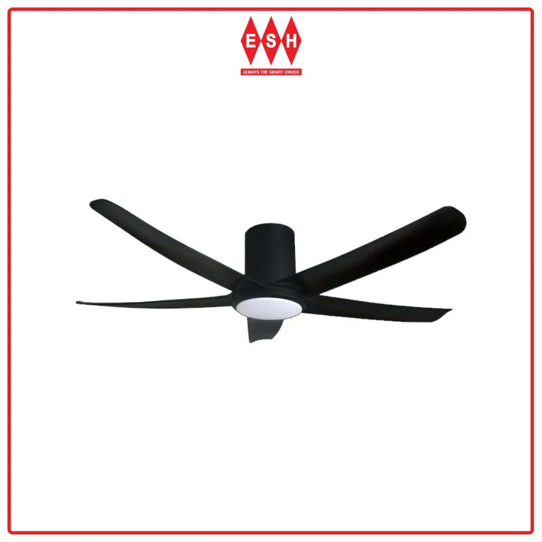 Alpha Alkova Pazion G2 HG-5B/56 LED 56 Inch Ultra DC Motor Ceiling Fan (Matt Black)