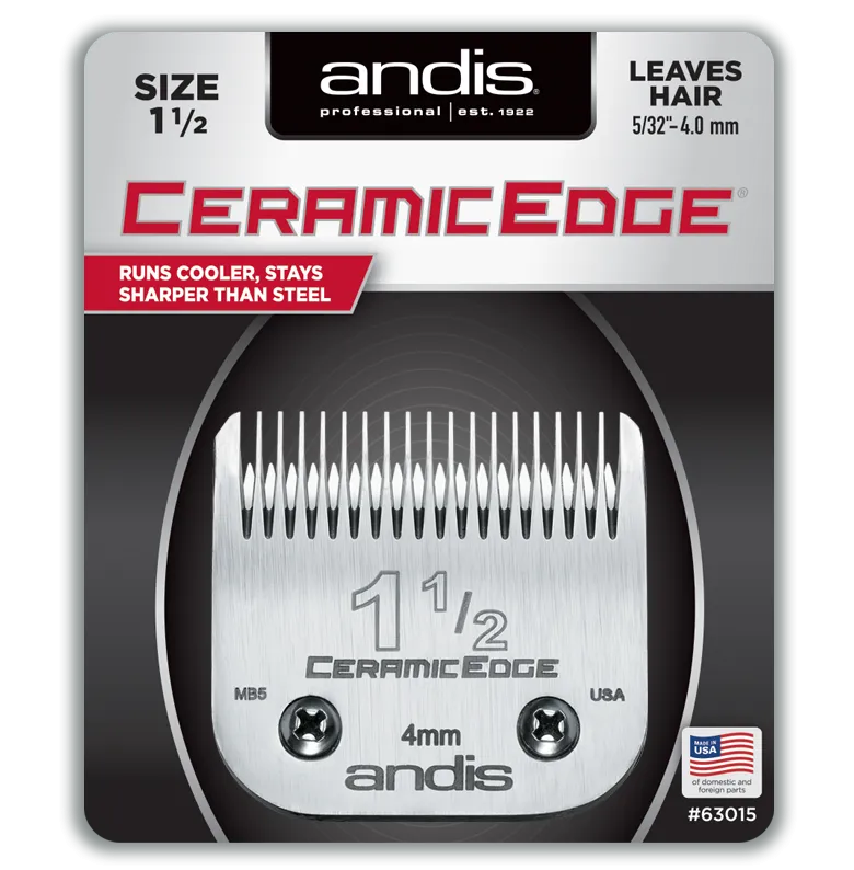 Andis CeramicEdge Detachable Blade, Size #1.5