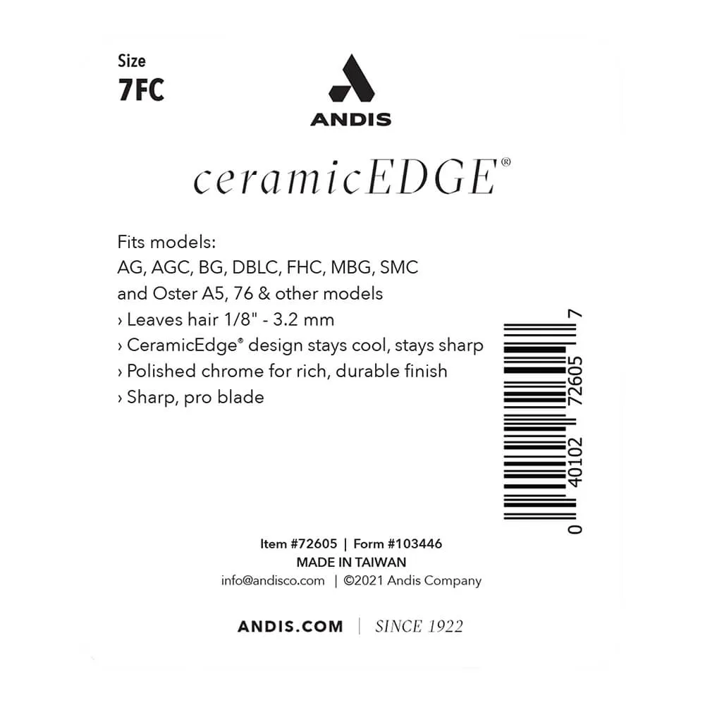 Andis CeramicEdge FC Clipper Blades