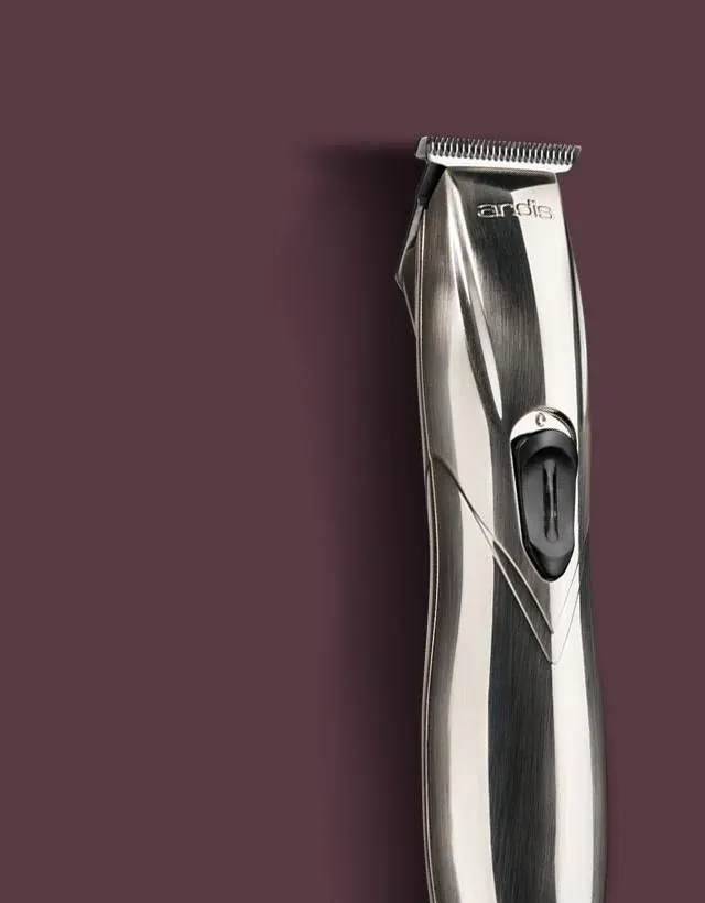 Andis - Slimline Pro Li T-Blade Trimmer (UK) - Chrome