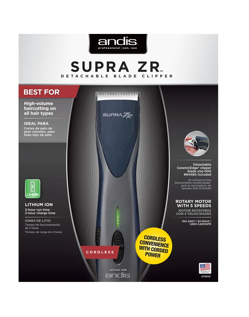 Andis Supra ZR Cordless Clipper