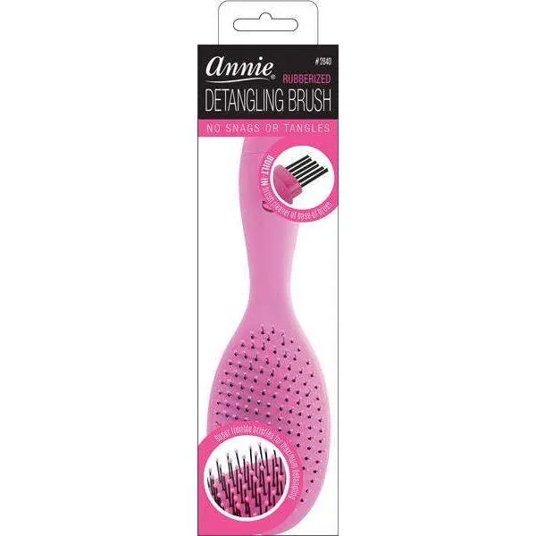 Annie Detangling Brush with Built-in Cleaner