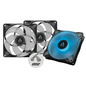 ARCTIC P14 PWM PST A-RGB 0dB 3 pcs value pack 14cm Case Fan Black 黑色