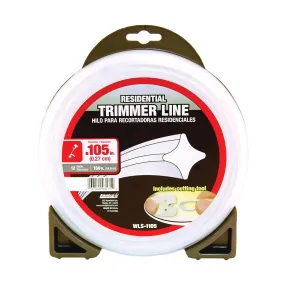 ARNOLD WLS-1105 Trimmer Line, 0.105 in Dia, 180 ft L, Nylon