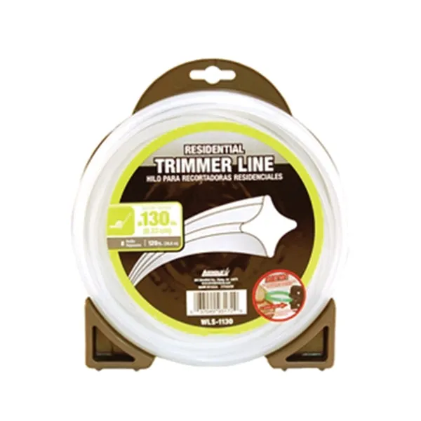 ARNOLD WLS-1130 Trimmer Line, 0.13 in Dia, 120 ft L, Nylon