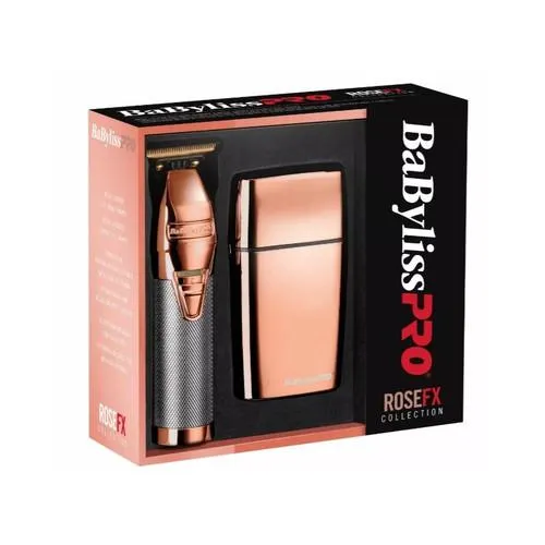 BaBylissPRO Foil Shaver & Outliner Trimmer - Rose Gold