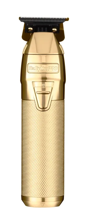 BaBylissPRO FXONE GOLDFX All-Metal Interchangeable-Battery Cordless Trimmer (FX799G)