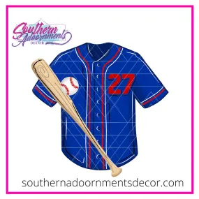 Baseball Jersey Template & Digital Cut File