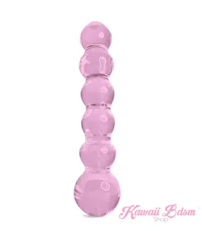 Beaded Glass Dildo