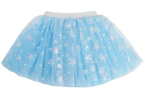 Blue Silver Sparkle Snowflake Tutu