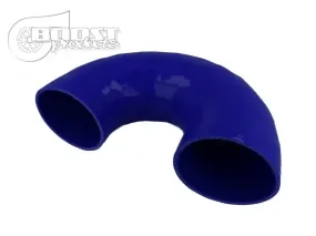 BOOST Products Silicone Elbow 180 Degrees, 89mm (3-1/2") ID, Blue