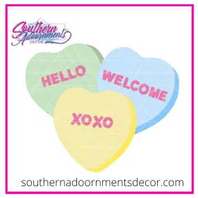 Candy Hearts Template & Digital Cut File