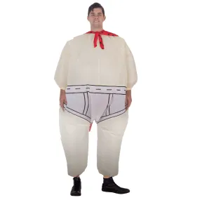 Captain Costume with Printed Underpants and Cape Inflatable Chub Suit®