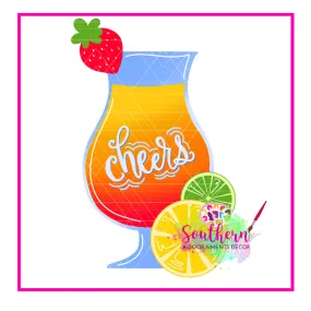 Cheers Template & Digital Cut File