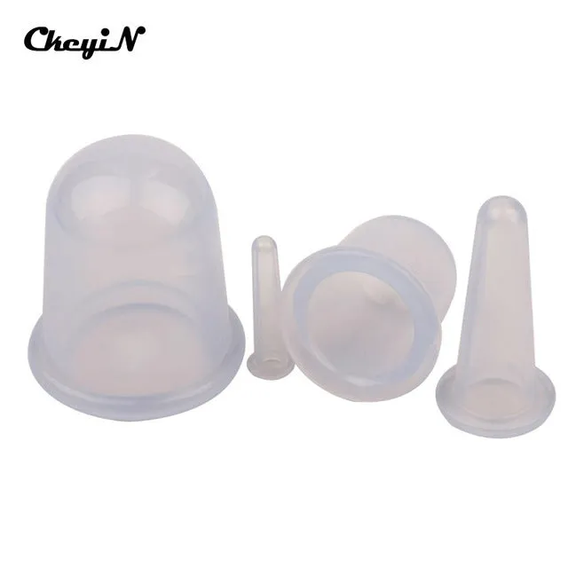 CkeyiN 110-220V Rechargeable Women Epilator Depilator Lady Shaver Hair Removal Device Silicone Vacuum Cupping Cups Body Massager