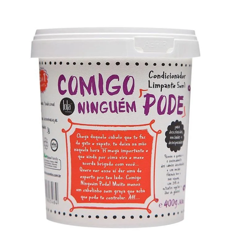 Cleaner Conditioner 5 In 1 "Comigo Ninguem pode" 400g - Lola Cosmetics