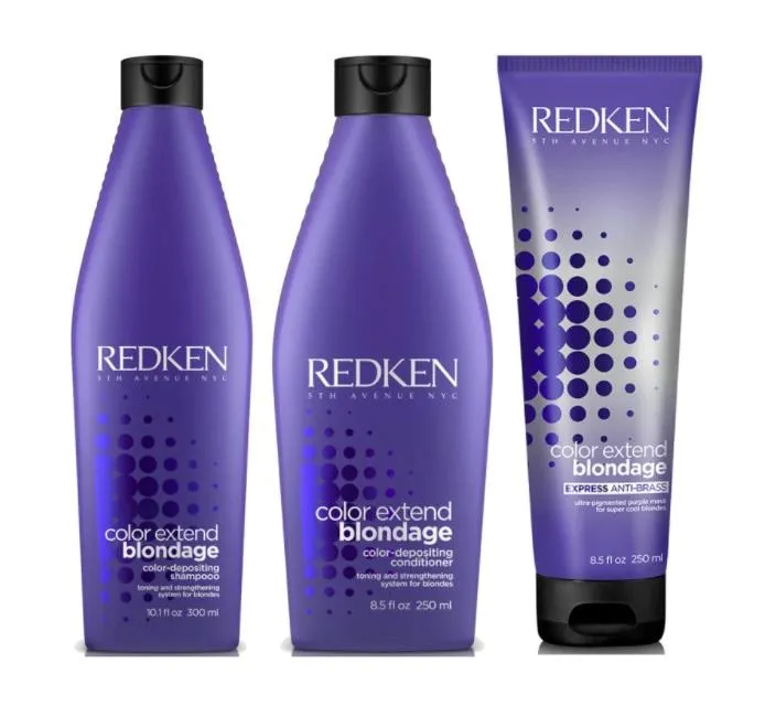 Color Extend Blondage Wheat Amino Acids Glycerine Treatment Kit 3 Itens - Redken