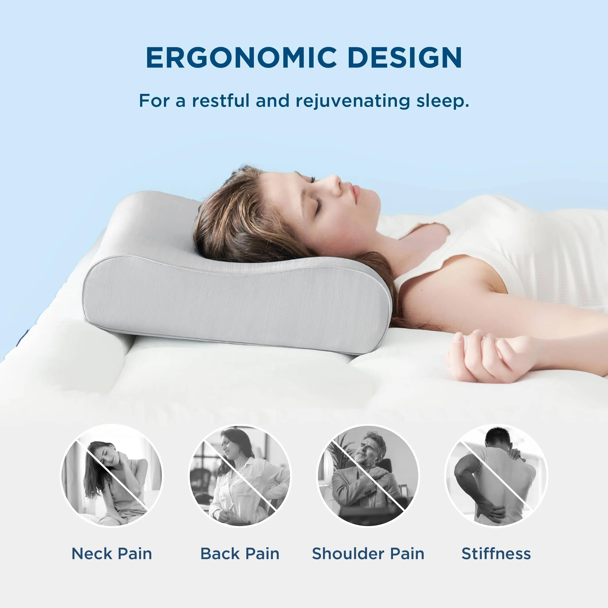 Contoured Cooling Pillow