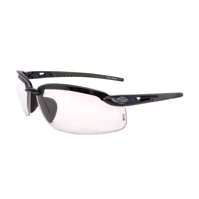 Crossfire ES5 Clear Lens Bifocal Safety Glasses, Ultra Light Premium Safety Eyewear