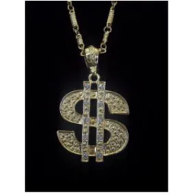 Deluxe Diamond Dollar Necklace.