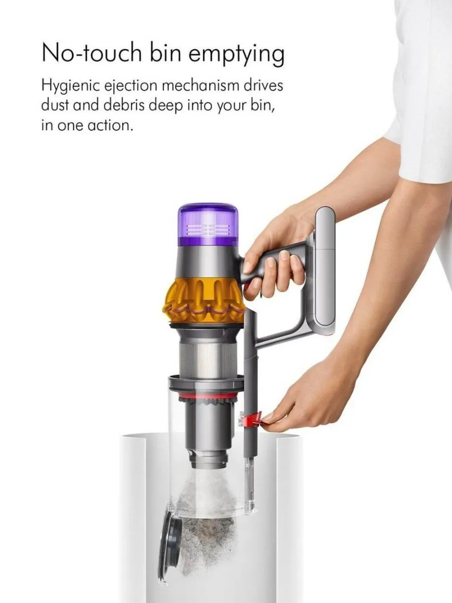 Dyson V15DETECTABSNEW Detect Absolute Stick Vacuum Cleaner  60 Minutes Run Time  Yellow