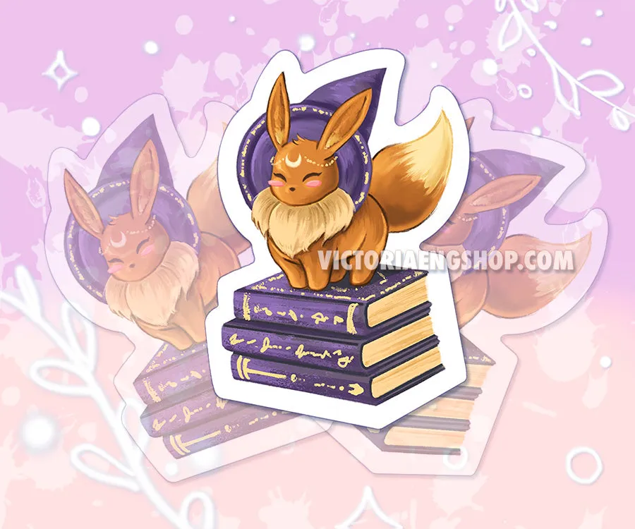 Eevee Evolution Witch Glossy Sticker Collection