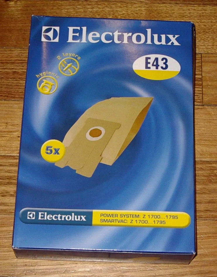 Electrolux Z1700 Series Vacuum Cleaner Bags - Part # E43