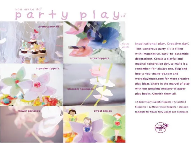 fairy blossom party kit