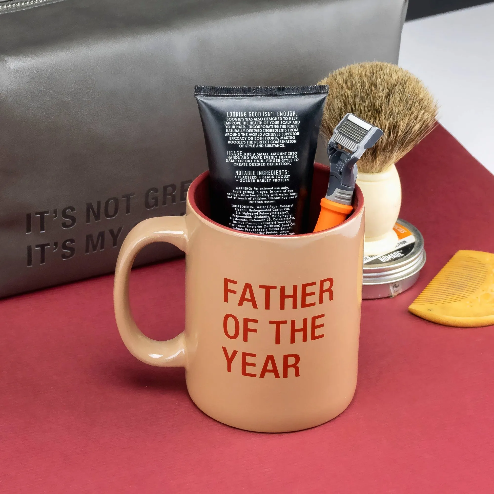 Father of the Year Mug | Ceramic Coffee Tea Mug | 13.5 oz