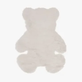 Faux Fur Rabbit Hair Bear Area Rug (Size 60 x 80 cm, White)