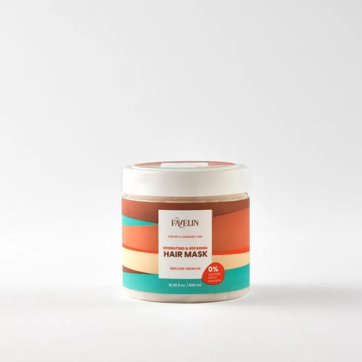 Favelin Hydrating & Repairing Hair Mask (500ml)