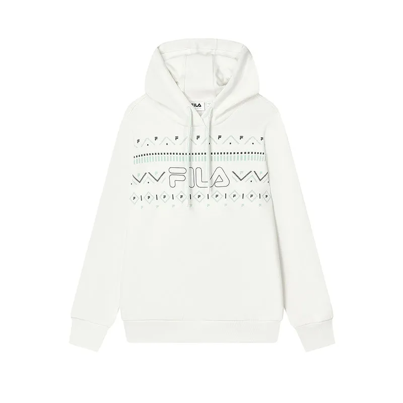 FILA CORE WHITE LINE EMERALD Women Hooded Sweater in Ash