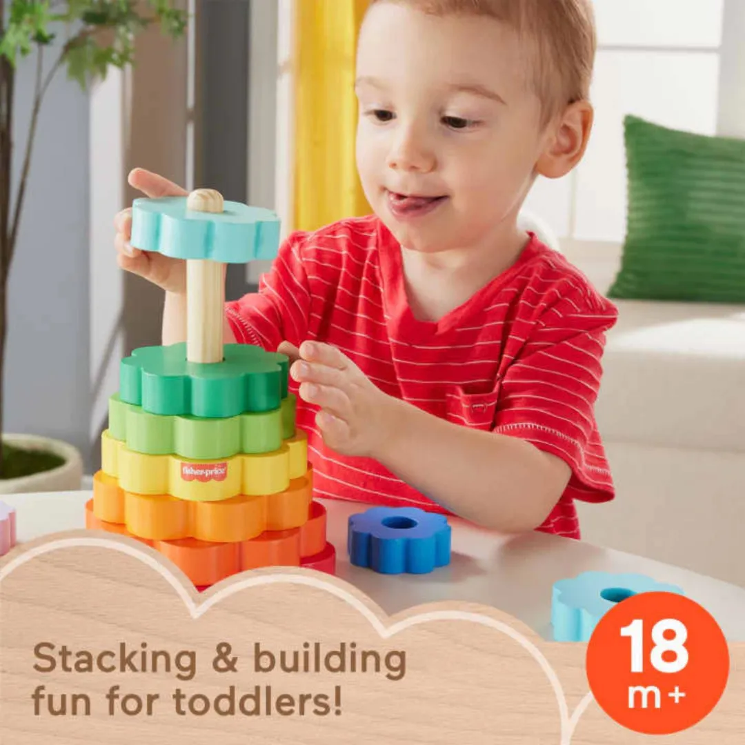 Fisher-Price Wooden Ring Stacker (18m )