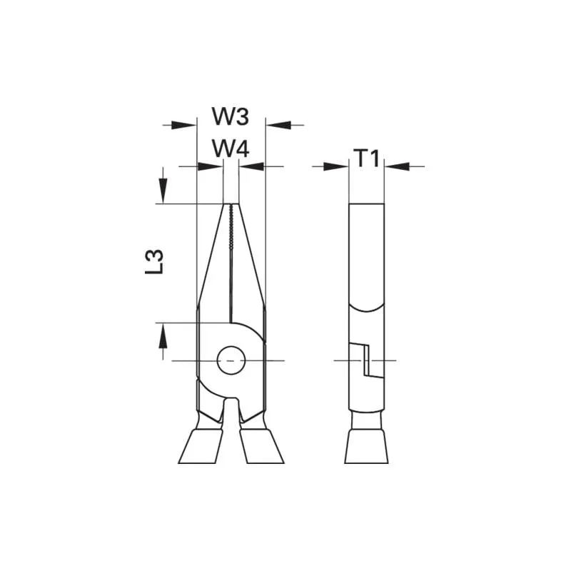 Gedore 6711500 Flat Nose Pliers 140 mm