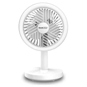 Geek Aire GF11 Rechargeable Handheld Mini USB Fan With LED Light