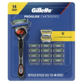 Gillette Razor Proglide and Proshield Cart Replacements 14 Units - 448773