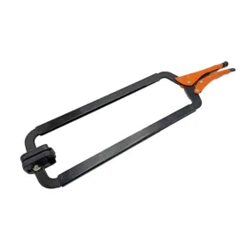 Grip-On 224P24 C-Clamp W/Swivel Rubber Tips, L. 650 mm